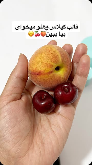 هلو وگیلاس طبیعی