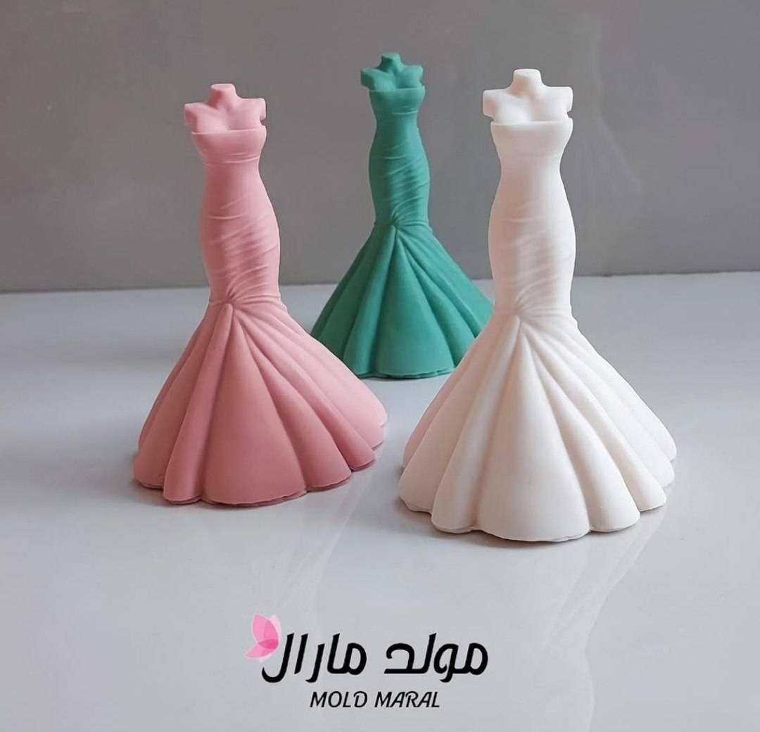 لباس عروس دکلته دامن پفی۱۲س قطر ۹